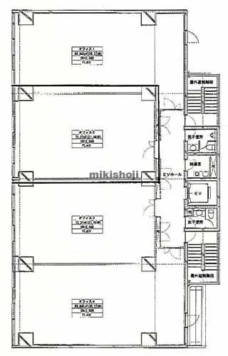 安城市全域の第２東祥ビル 平面1
