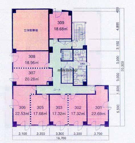 スルガ栄町ビル 平面1