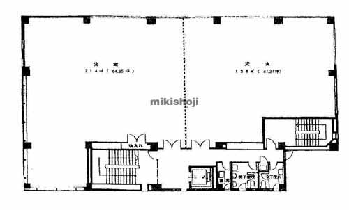 山松本社ビル 平面1