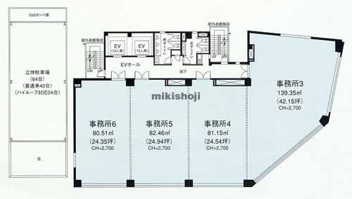浜松市全域のノーススタービル浜松 平面1