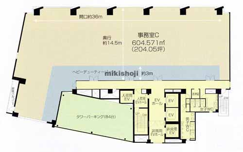 栄のＫＤＸ名古屋栄ビル 平面1