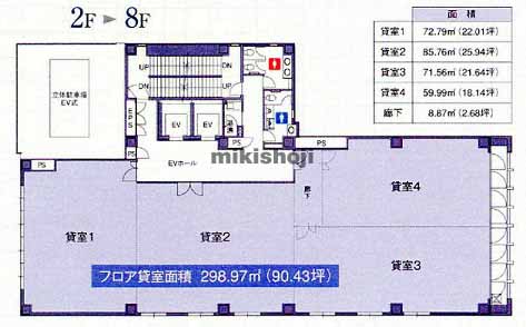 金山大和ビル 平面1