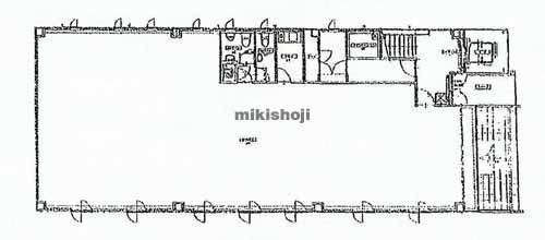四日市市全域のＭＩＺＵＴＡＮＩビル 平面1