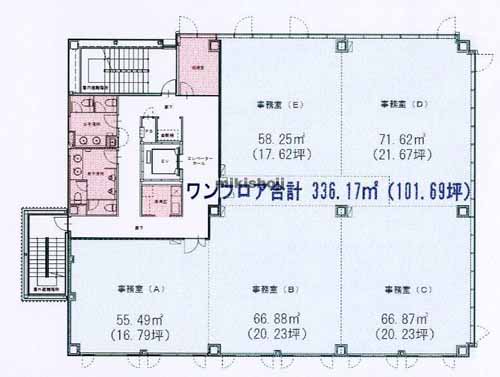 津栄町三交ビル 平面1