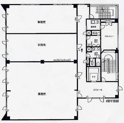 春日井市全域のシティ春日井ビル 平面1
