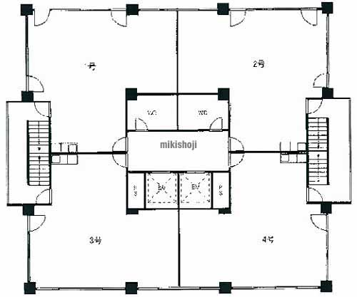 長野市全域のＢＢＢビル 平面1