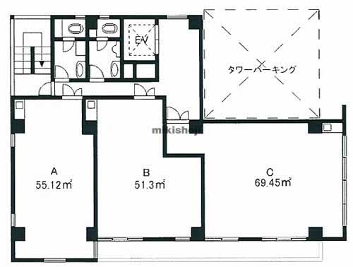 センターボア 平面1