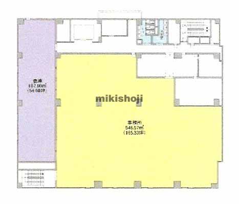 静岡市全域のＡＬＳＯＫ静岡ビル 平面1