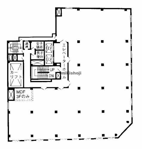 西天満パークビル３号館 平面1