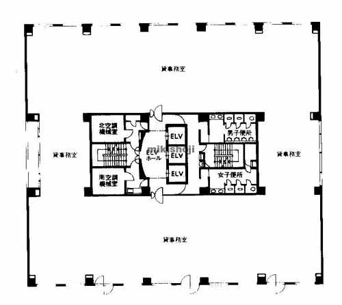フジタ東洋紡ビル 平面1