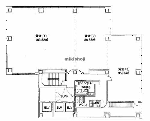 淀川６番館 平面1