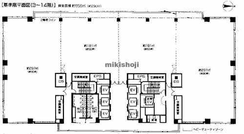 ＮＬＣ森の宮ビル 平面1