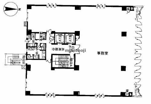 瓦町Ｋ．Ｔ．ビル 平面1