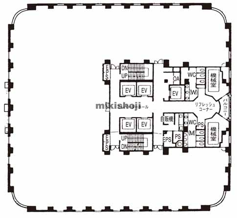 ＪＲＥ堺筋本町ビル 平面1