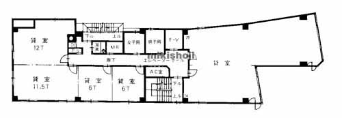 京町橋八千代ビル 平面1
