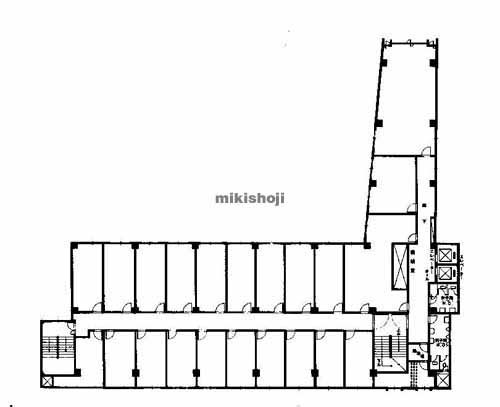 西本町新興産ビル 平面1