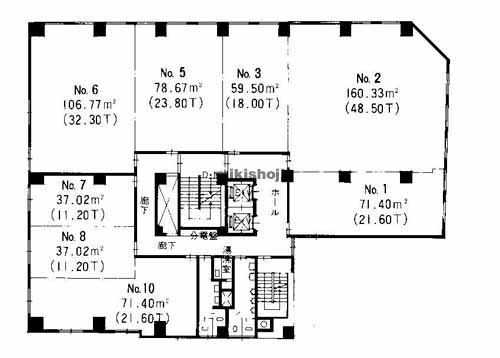 四ツ橋新興産ビル 平面1