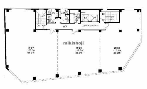靱イーストビル 平面1