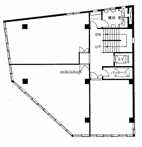 片町・東野田町・網島町・中野町の第１京橋ビル 平面1