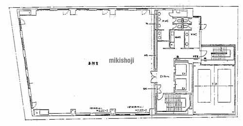 芝田・茶屋町・大深町のＪＰＲ茶屋町ビル 平面1