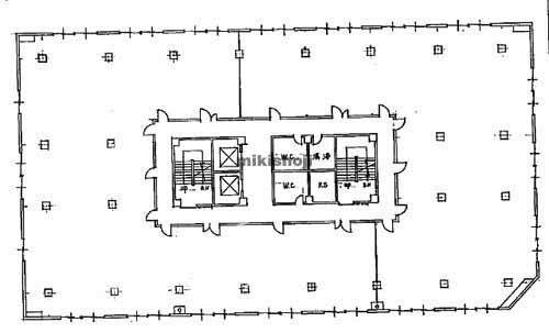 毎日東ビル 平面1