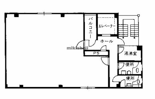 ニュー東ビル 平面1