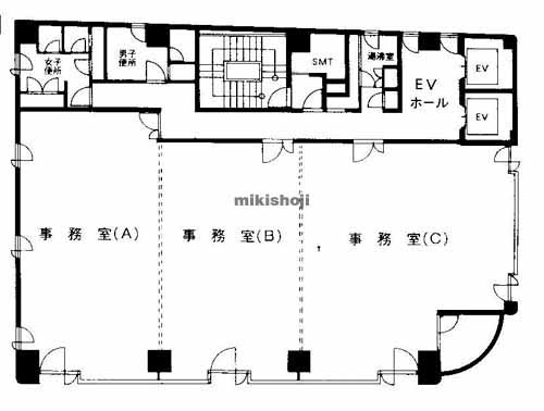 ＴＡＴＳＵＭＩ南堀江ビル 平面1