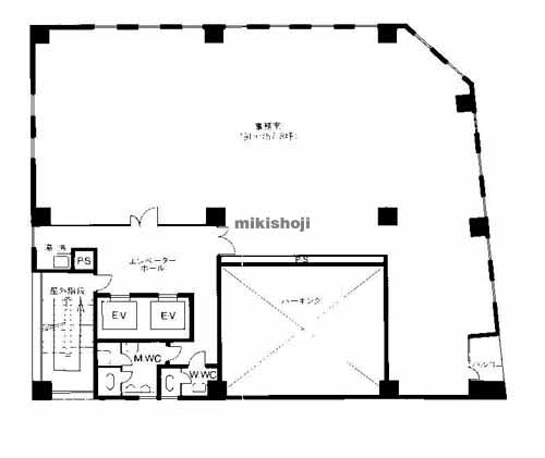 十三新北野ビル 平面1