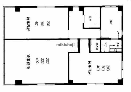 中島ビル 平面1