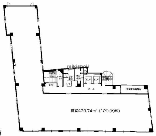 北浜東～常磐町の北浜センタービル 平面1
