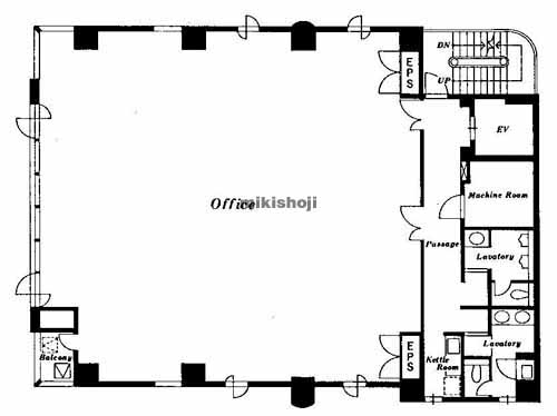 心斎橋サムティビル 平面1