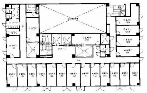 サムティフェイム新大阪 平面1