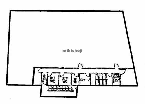 藤井寺市の進和ビルディング 平面1