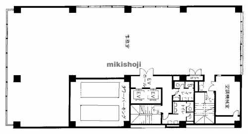 吹田市の丸信江坂ビル 平面1