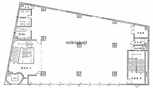 守口・門真市の守口駅前ビル 平面1