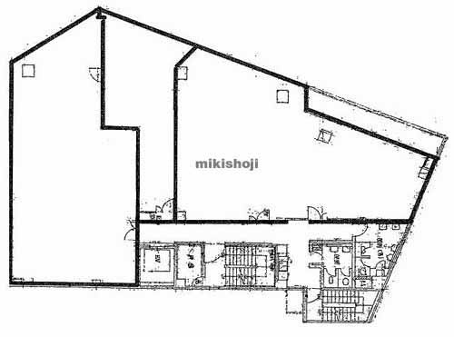 寝屋川市の太陽生命寝屋川ビル 平面1