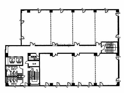 守口・門真市の損保ジャパン守口ビル 平面1