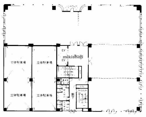 奈良市のレナ新大宮ビル 平面1