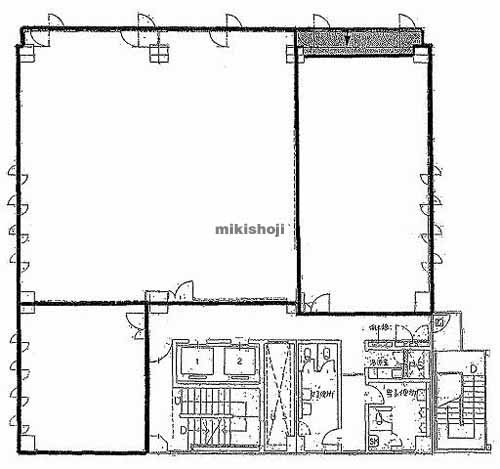 太陽生命岡山ビル 平面1