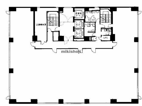 岡山第一生命ビルディング 平面1