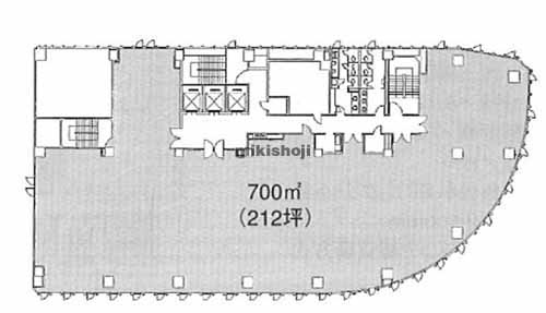 日本生命大津ビル 平面1