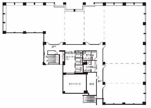 京都御池第一生命ビルディング 平面1