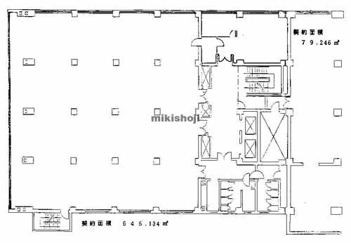 中央区他の三宮電電ビルディング・ＮＴＴ三宮別館 平面1