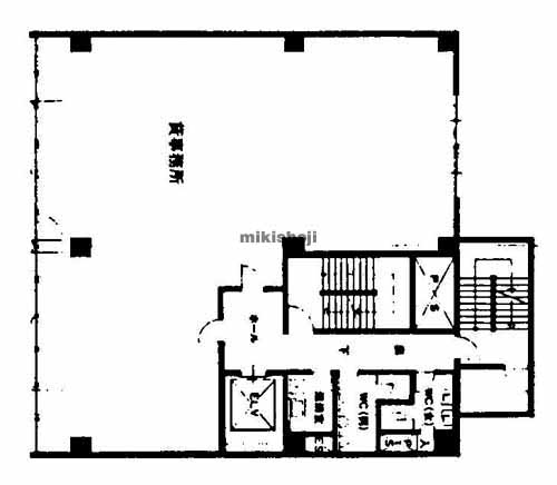 八幡通・磯辺通・浜辺通のトロア神戸ビル 平面1
