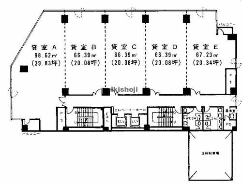 神戸伊藤町ビルディング 平面1