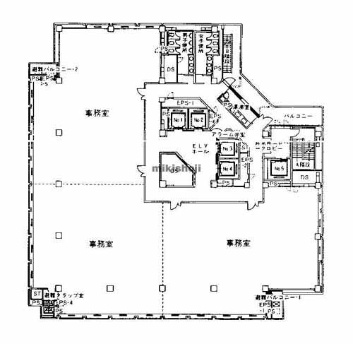 マークラー神戸ビル 平面1