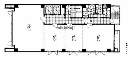 元町通・栄町通・海岸通の神栄ビル 平面1