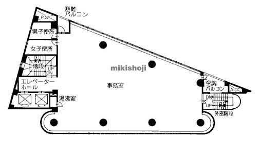 中央区他の新神戸ビルディング 平面1