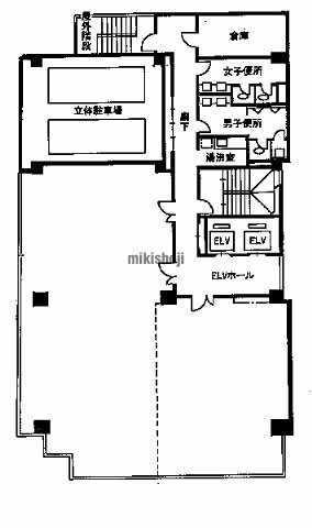 毎日新聞神戸ビル 平面1