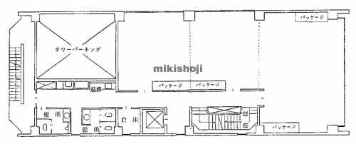 姫路市の姫路駅南タイホービル 平面1